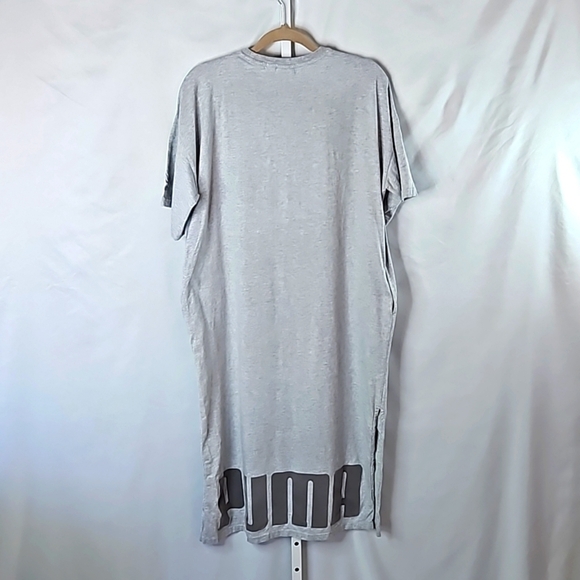 Puma Women's Gray T-Shirt Dress Size Medium - Picture 8 of 9
